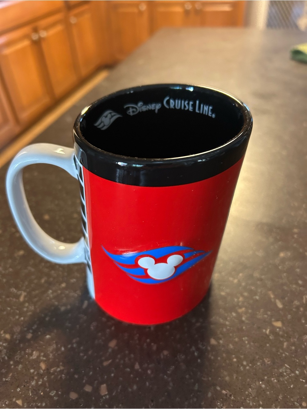 Disney Cruise Line Slanted Smokestack coffee mug